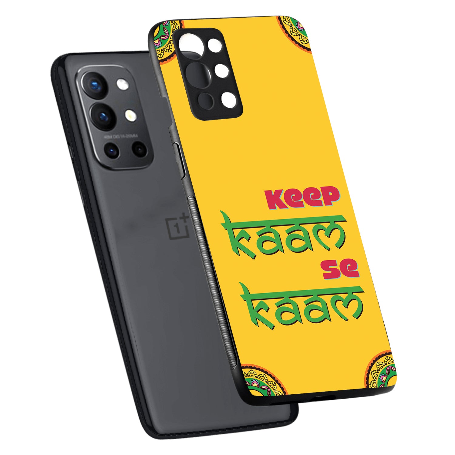Keep Kaam Motivational Quotes Oneplus 9 R Back Case