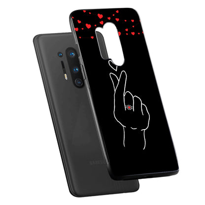 Click Heart Girl Couple Oneplus 8 Pro Back Case