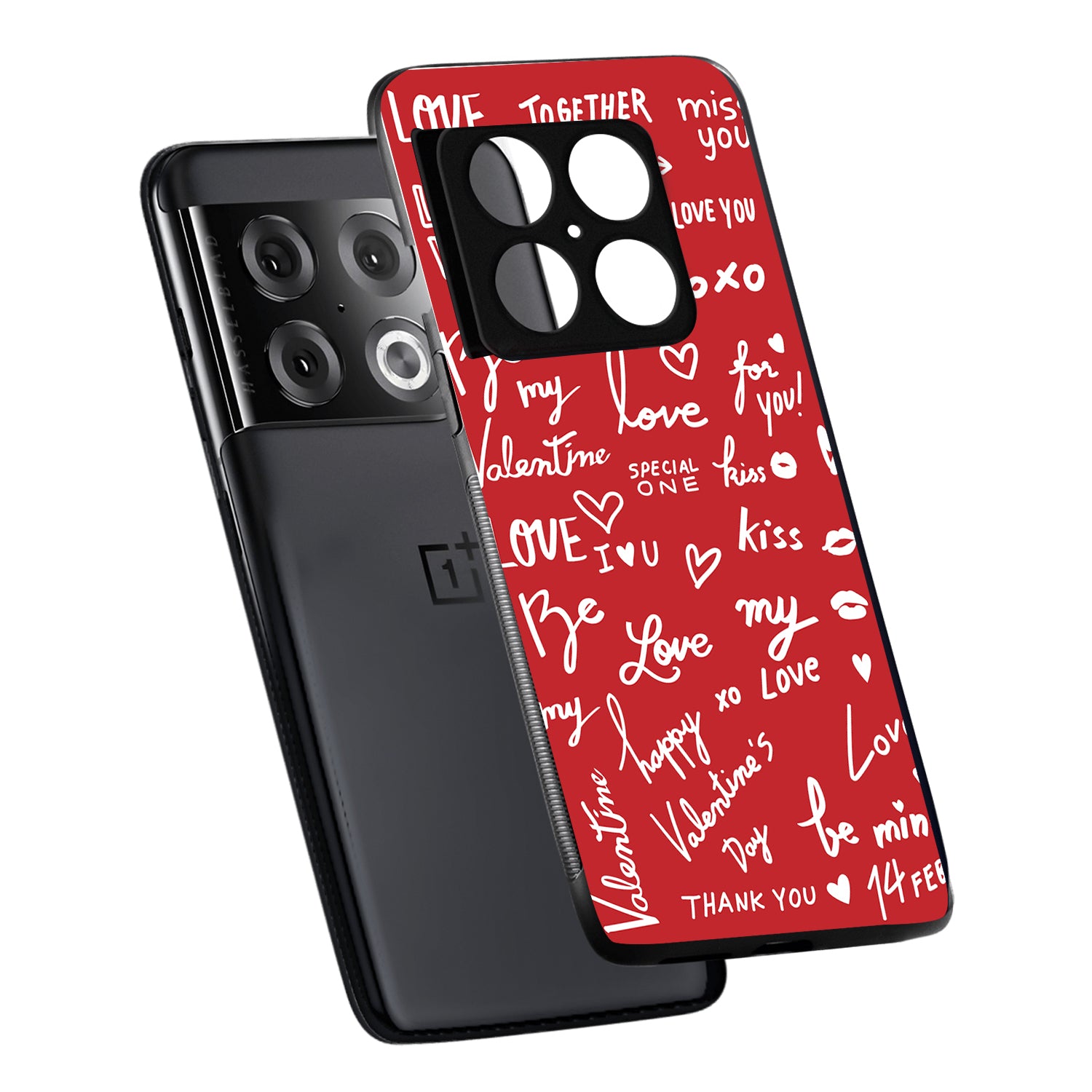 Red Love Couple Oneplus 10 Pro Back Case