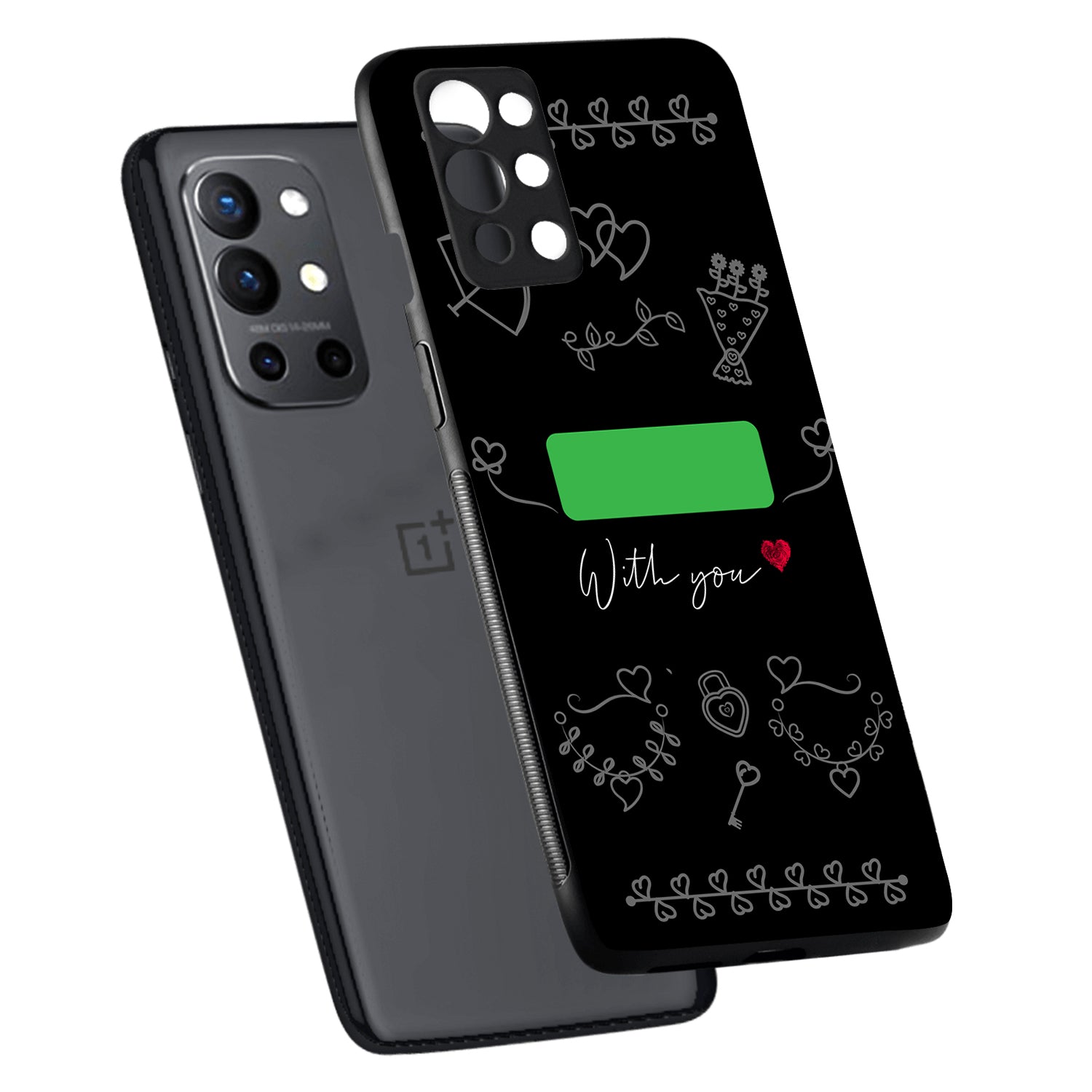 With You Couple Oneplus 9 R Back Case