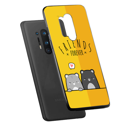 Yellow Bff Oneplus 8 Pro Back Case