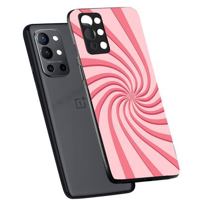 Spiral Optical Illusion Oneplus 9 R Back Case