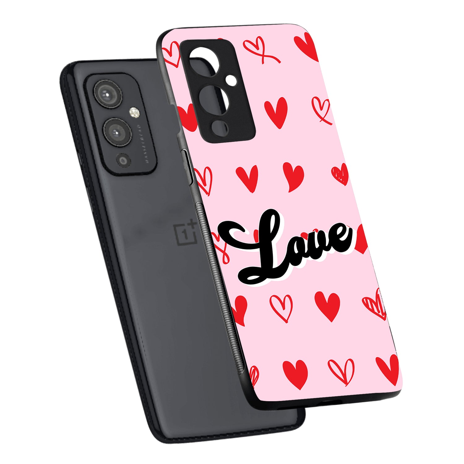 Heart Love Couple Oneplus 9 Back Case