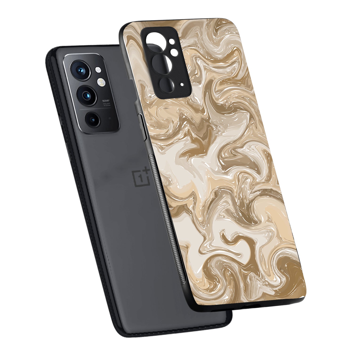 Brown Marble Oneplus 9 Rt Back Case