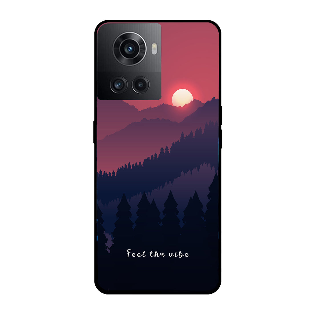 Feel The Vibes Fauna Oneplus 10 R Back Case