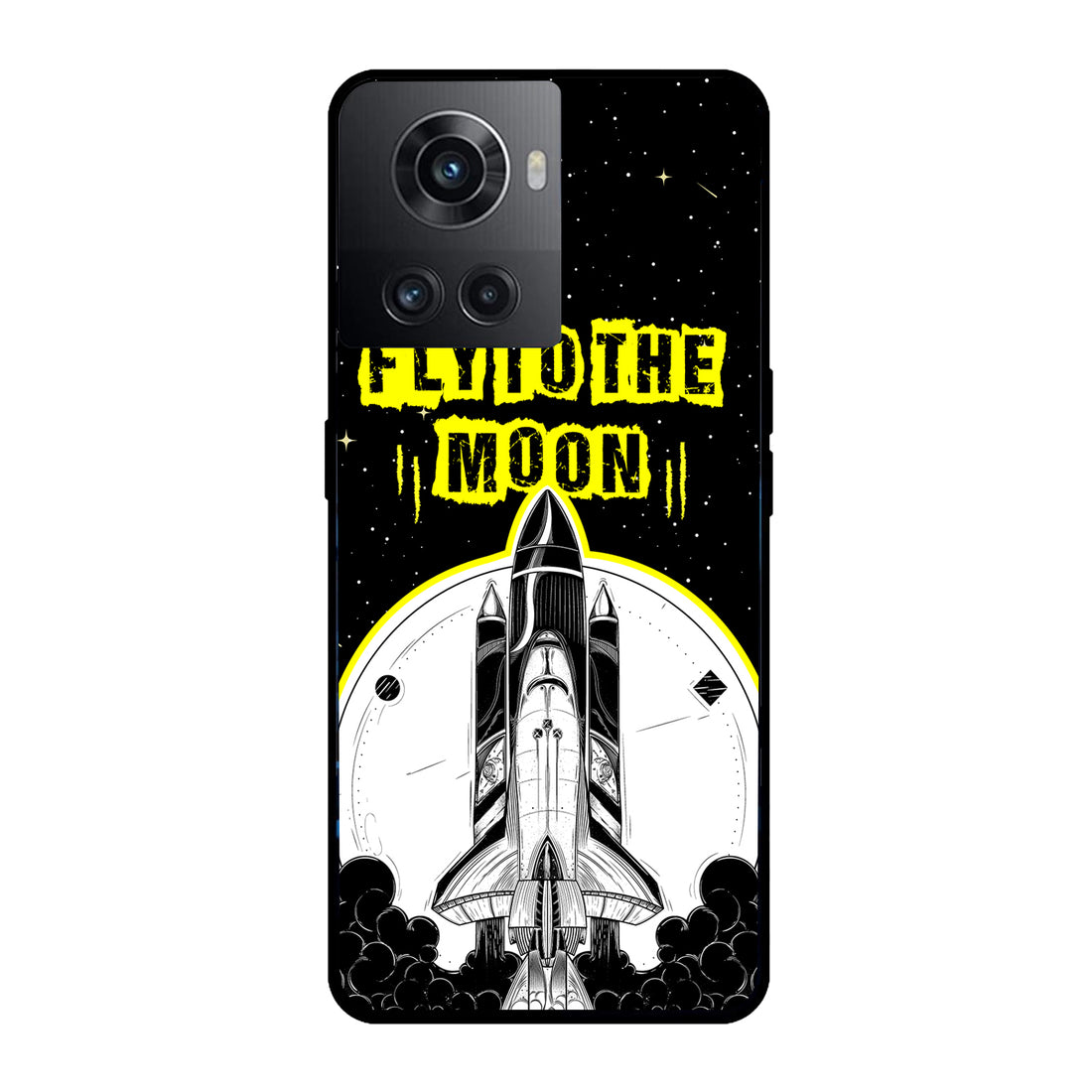Fly To The Moon Space Oneplus 10 R Back Case
