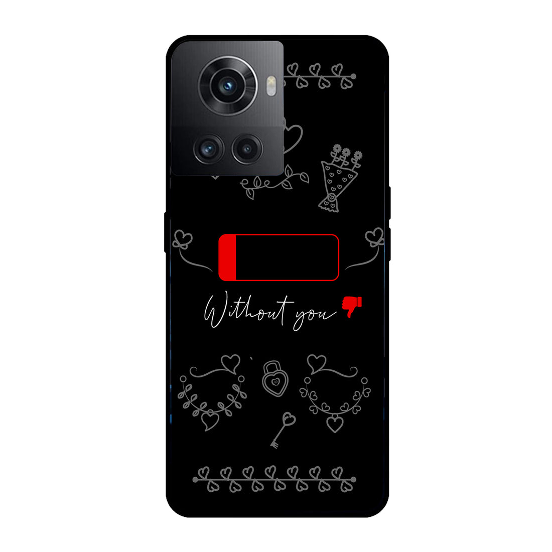 Without You Couple Oneplus 10 R Back Case