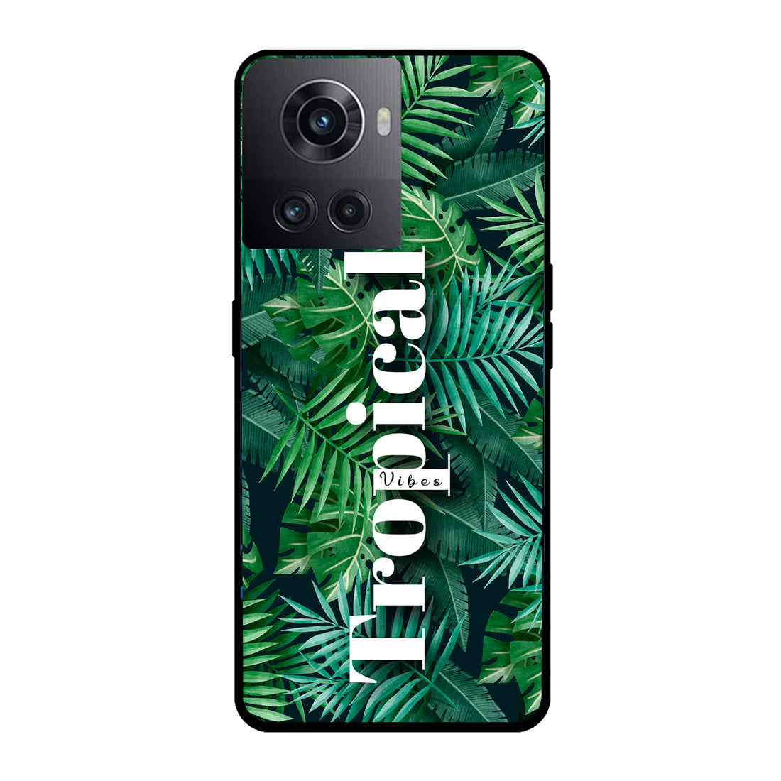Tropical Vibes Fauna Oneplus 10 R Back Case