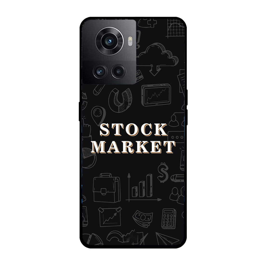 Stock Market Trading Oneplus 10 R Back Case