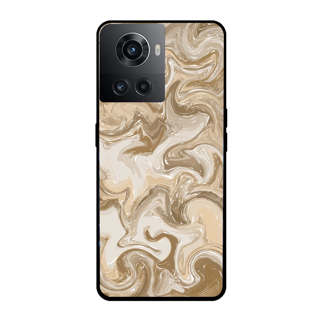 Brown Marble Oneplus 10 R Back Case