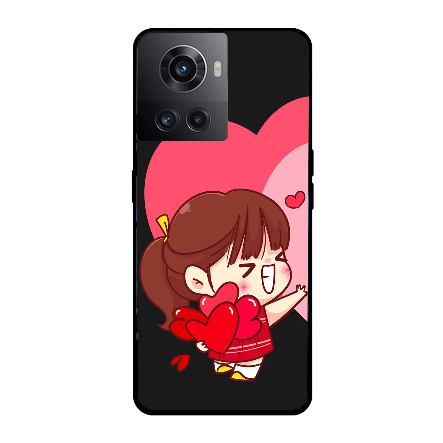 Love Girl Couple Oneplus 10 R Back Case