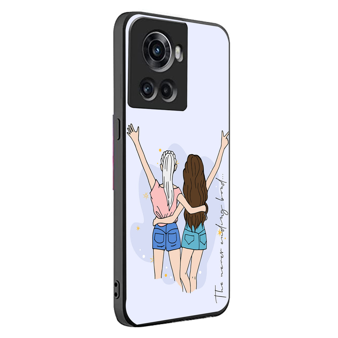 Girl Bff Oneplus 10 R Back Case