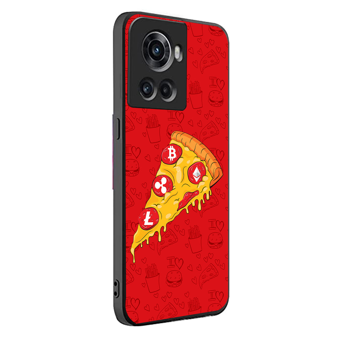Pizza Trading Oneplus 10 R Back Case