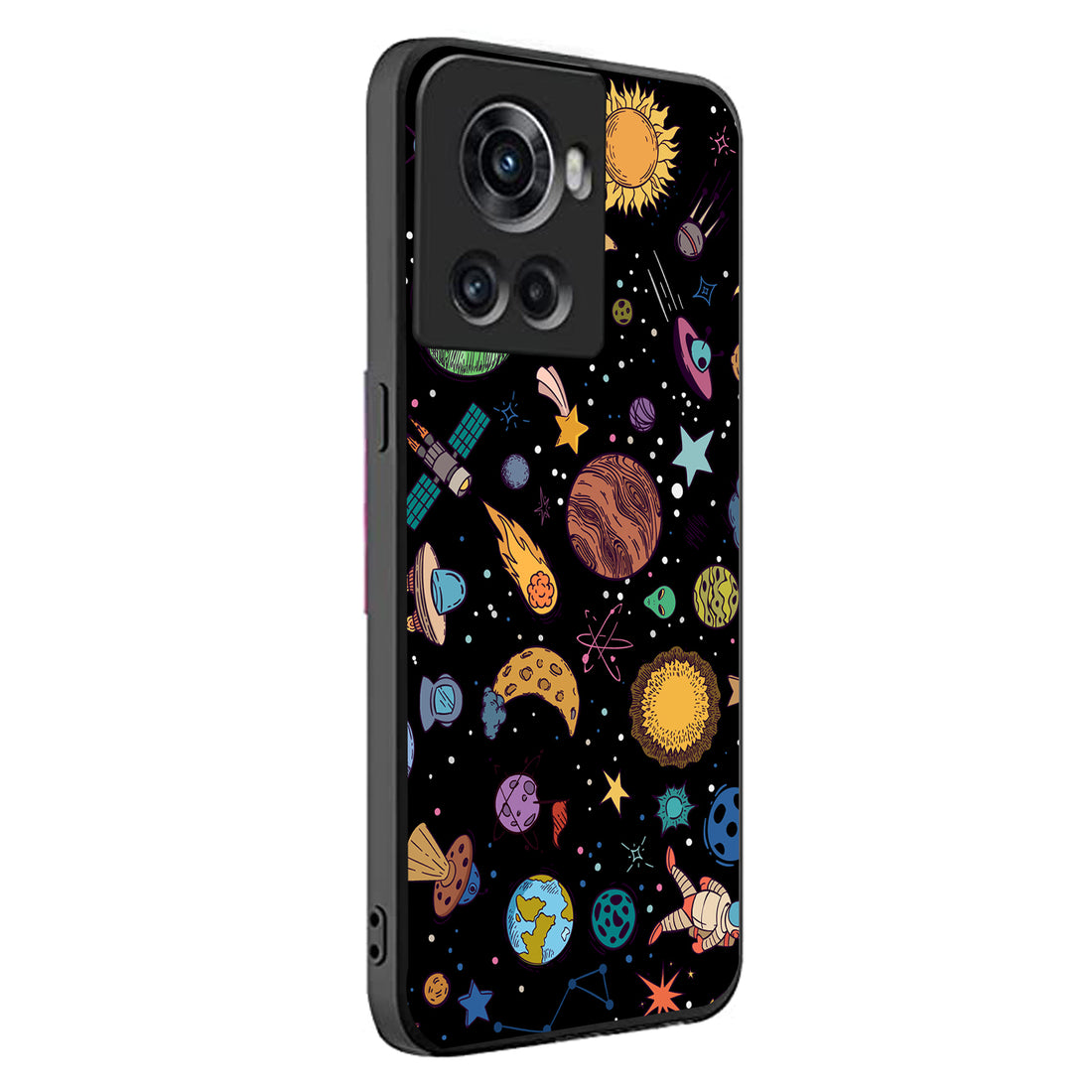 Space Doodle Oneplus 10 R Back Case