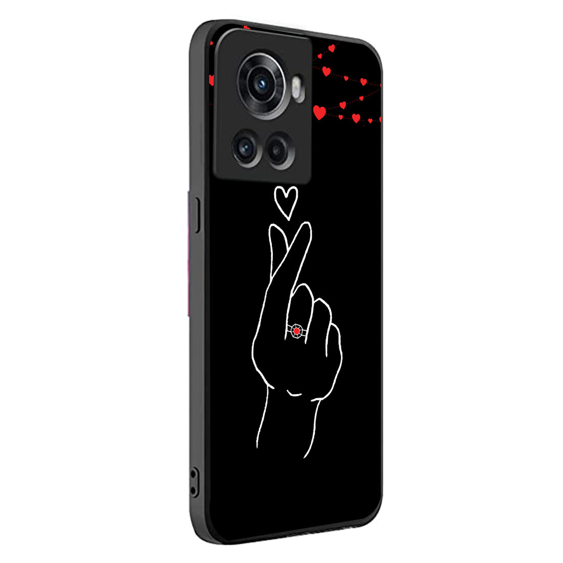 Click Heart Girl Couple Oneplus 10 R Back Case