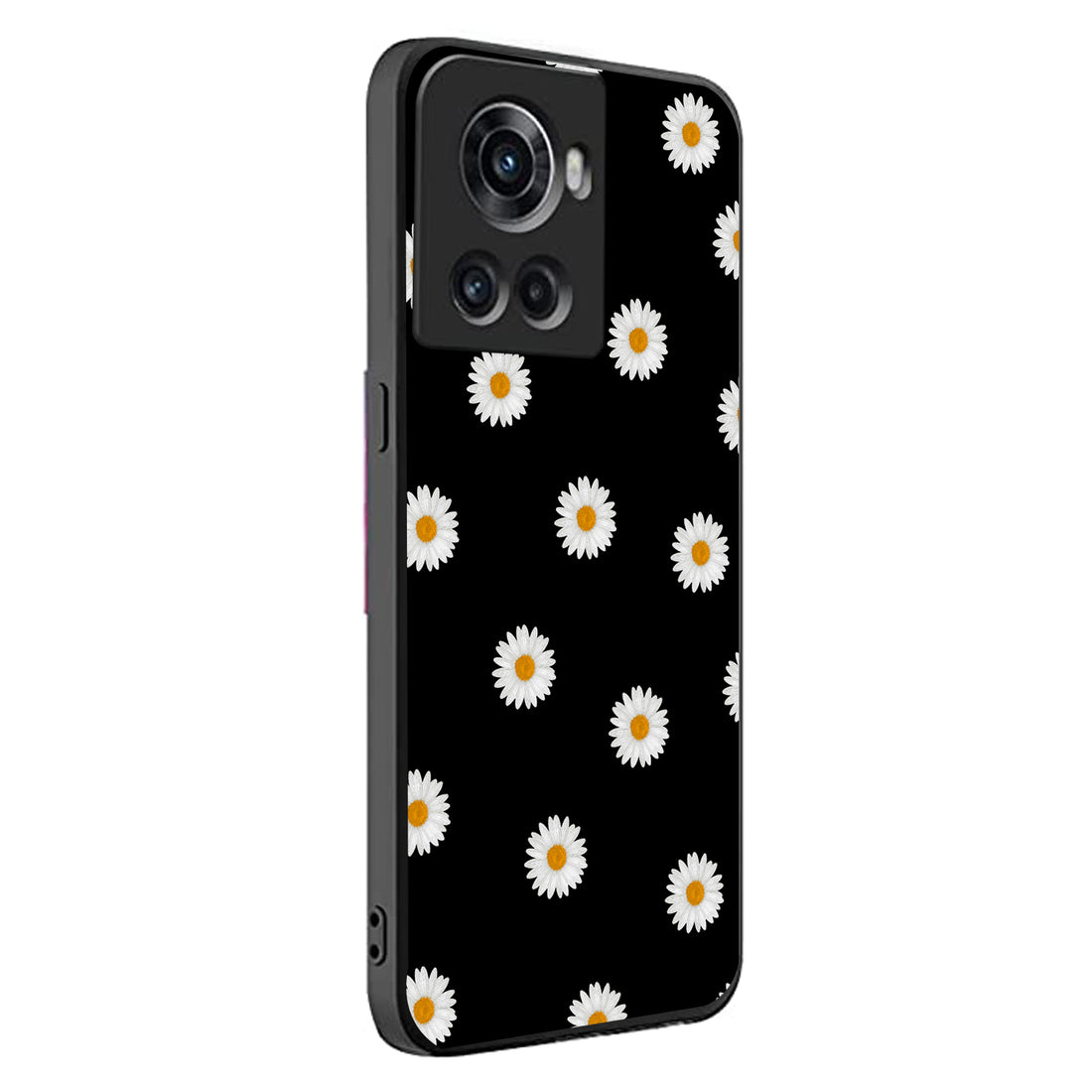 White Sunflower Floral Oneplus 10 R Back Case