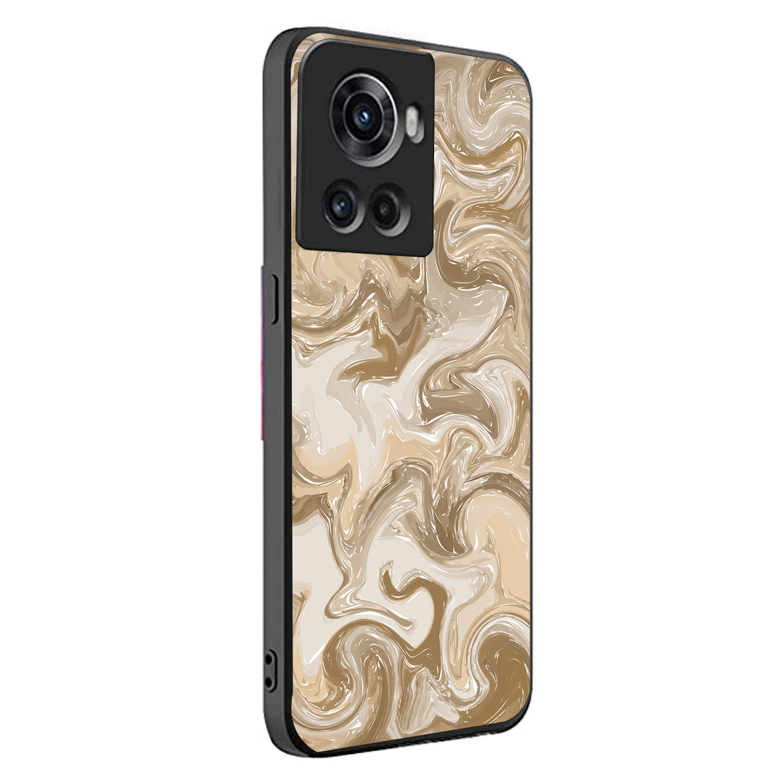 Brown Marble Oneplus 10 R Back Case