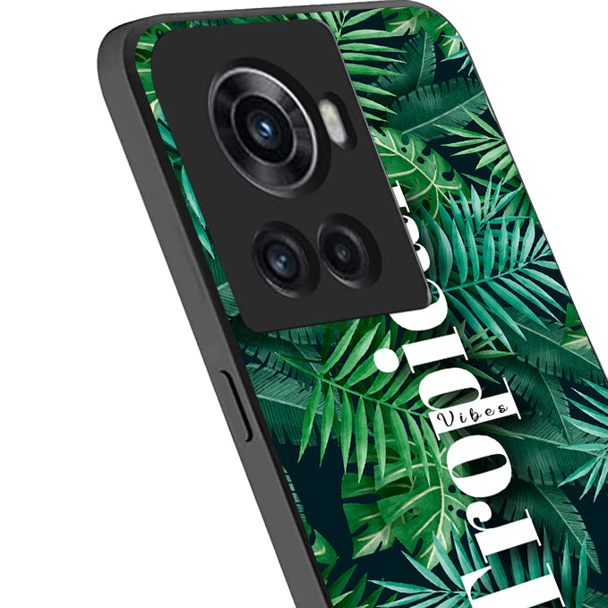 Tropical Vibes Fauna Oneplus 10 R Back Case