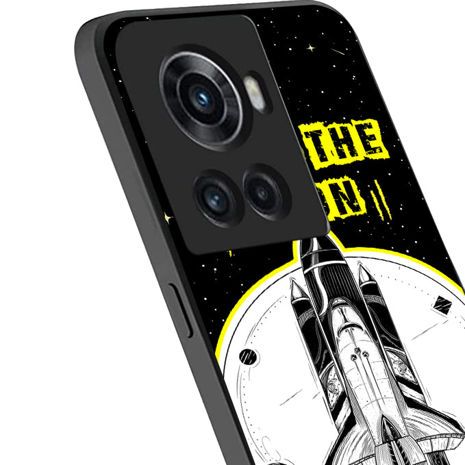 Fly To The Moon Space Oneplus 10 R Back Case