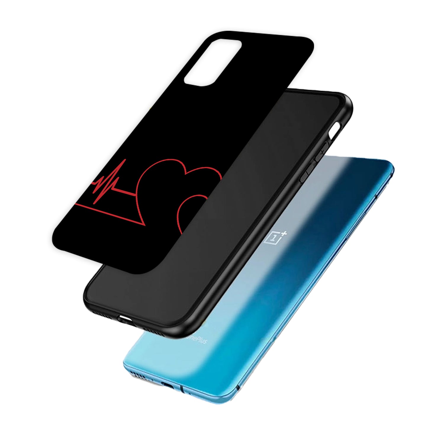 Two Heart Beat Couple Oneplus 10 R Back Case